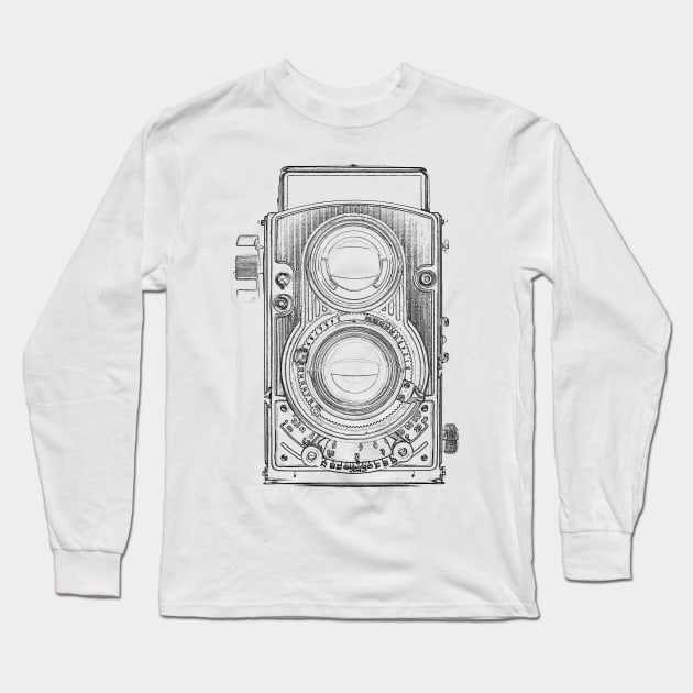 Vintage Camera Long Sleeve T-Shirt by VintCam